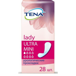 Тена леди прокладки урологические №28 ультра мини