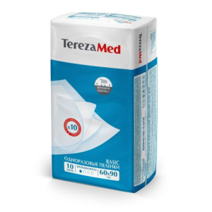 Терезамед пеленки одноразовые впитывающие №30 бейсик 60х60см