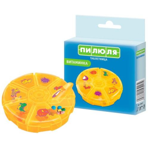 Пилюля таблетница-контейнер на 7 дней витаминка