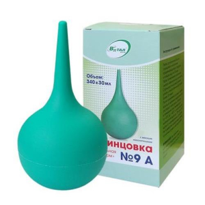 Виталфарм спринцовка 340мл пвх №9а мягк након