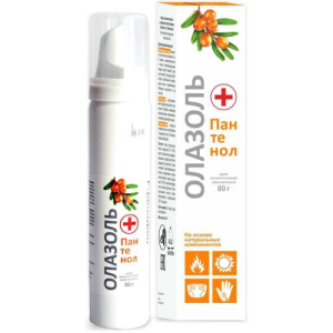 Олазоль + пантенол крем аэрозольный 80г косметич.