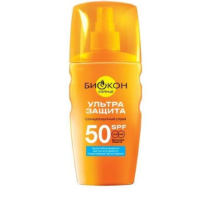 Биокон солнце спрей солнцезащитный 160мл ультра защита spf50  [biocon]