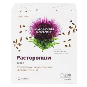 Витатека расторопши шрот порошок для приема внутрь 200г