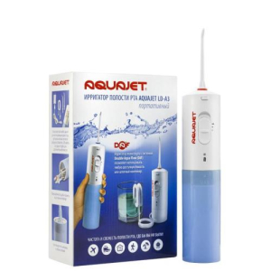 Акваджет ирригатор для полости рта ld-а3 с принадлежностями голубой