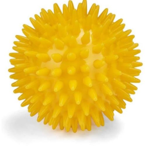 Альпина пласт мяч массажный игольчатый 6.5см пвх желтый