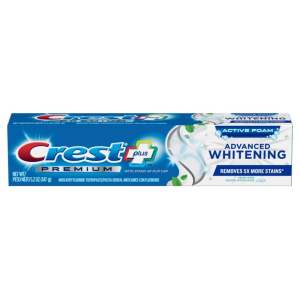 Крест зубная паста 147г premium plus scop отбелив