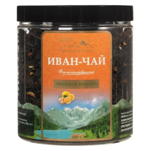 Предгорья белухи иван-чай чайный напиток 100г ферментир с лимоном и имбирем