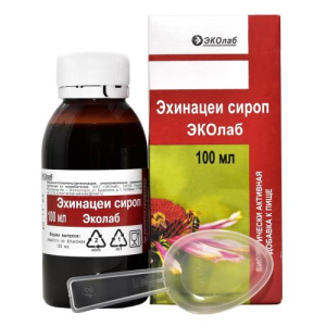 Эколаб Эхинацеи сироп 100мл бад