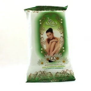 Амра салфетки влажн. д/интим. гигиены ромашка №15 [amra]
