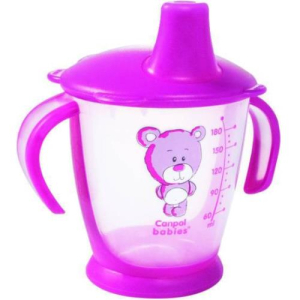Канпол кружка-поильник 180мл медвежонок /арт.31/500/