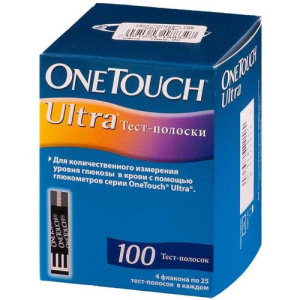 Уан тач ультра тест-полоска №100