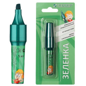 Бриллиантовый зеленый леккер-бз-2 (тип 2) раствор спиртовой 1% 5мл
