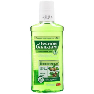 Лесной бальзам ополаскиватель для полости рта 250мл кора дуба + пихта