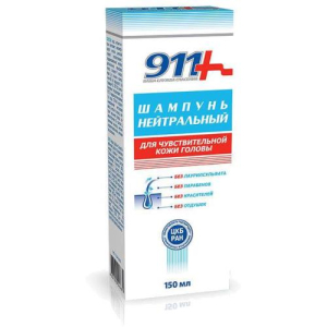 911 ваша служба спасения шампунь для волос 150мл нейтральный