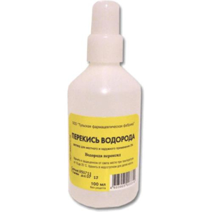 Перекись водорода раствор для местного и наружного применения 3% 100мл