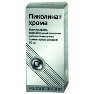 Пиколинат хрома капли для приема внутрь 50мл бад