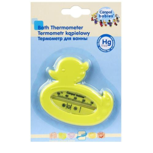 Канпол термометр д/воды утка зеленый [canpol]