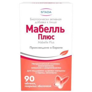 Мабелль плюс таблетки покрытые оболочкой 1200мг №90 бад