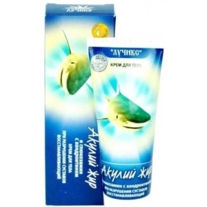 Лучикс акулий жир крем 75мл д/суставов глюкозамин +  хондроитин