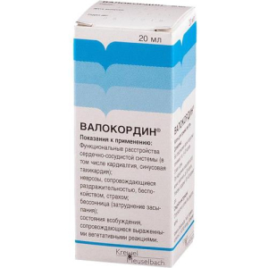 Валокордин капли для приема внутрь 20мл 