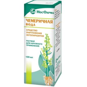 Чемеричная вода раствор для наружного применения  100мл