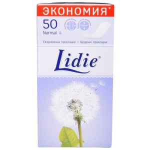 Лидие прокладки ежедневные №50 нормал liners