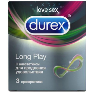 Дюрекс презервативы №3 лонг плей (перформа)