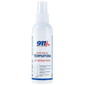 911 теймурова спрей для ног 150мл от запаха пота
