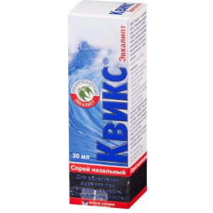Квикс спрей назальный 30мл эвкалипт