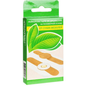 Люкспласт лейкопластырь медицинский №6 от сухих мозолей полимер осн