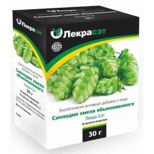 Хмель соплодия 30г. чайн. напиток бад /лекра-сэт/бад