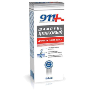 911 ваша служба спасения шампунь для волос 150мл цинковый