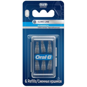 Орал би проэксперт клиник лайн ершики сменные №6 конич интердентал