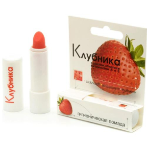 Лаборатория природы гигиеническая  помада для губ 2,8г клубника