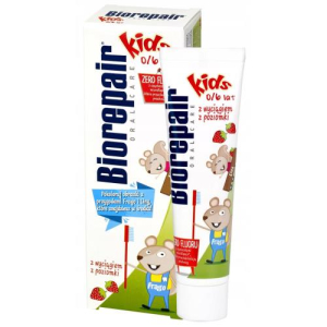 Биорепаир кидс зубная паста 50мл детская с экстр земляники 0-6лет