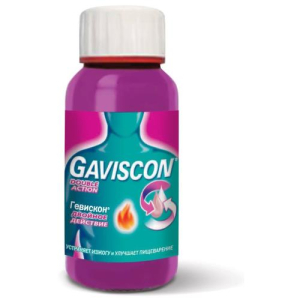 Гевискон двойное действие суспензия для приема внутрь 300мл мятная