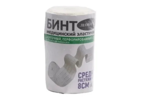 Леонарда бинт медицинский эластичный а/микроб ср 1мх8см