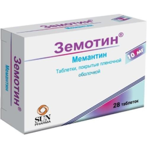 Земотин таблетки покрытые пленочной оболочкой 10мг №28