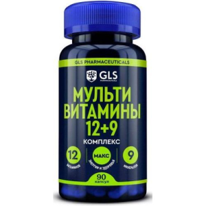 Джи эл эс мультивитамины 12 + 9 капсулы 420мг №90 бад