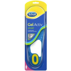 Шолл гель актив стельки д/занятий спортом женские 1пара