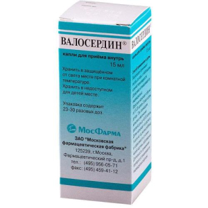 Валосердин капли для приема внутрь 15мл