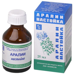Аралии настойка 25мл /Кировская ФФ