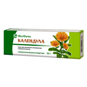 Календула мазь для наружного применения гомеопатическая 30г 