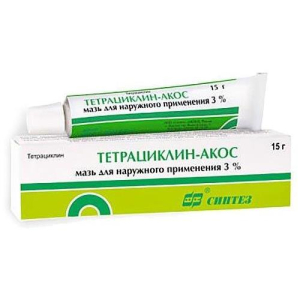 Тетрациклин-Акос мазь для наружного применения 3% 15г