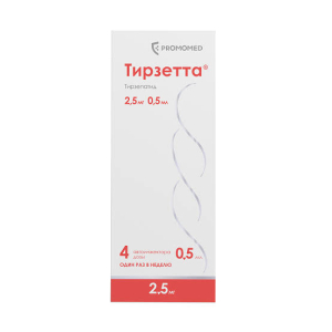 Тирзетта раствор для подкожного введения 2.5мг 0,5мл №4 шприцы в автоинжекторах