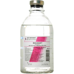 Маннит раствор для инфузий 150мг/мл 400мл №1