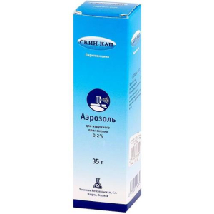 Скин-кап аэрозоль для наружного применения 0.2% 35г в комплекте с насадкой