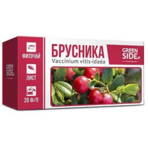 Грин сайд брусника фиточай 1.5г №20