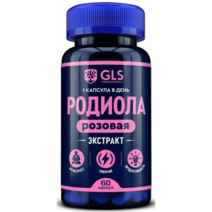 Джи эл эс родиола розовая капсулы 400мг №60  [gls] бад