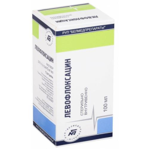 Левофлоксацин раствор для инфузий 5мг/мл 100мл №1